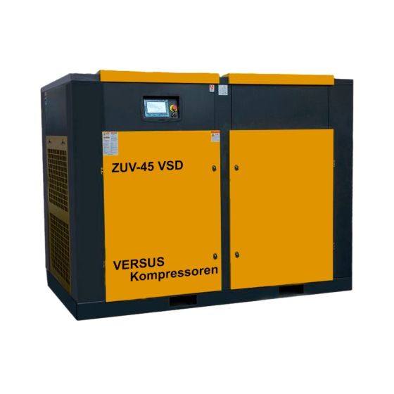 Винтовой компрессор ZUV – 45 VSD 8 бар прямой привод IP 54 F