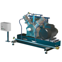 Компрессор поршневой дожимной (бустер) "AIRPOL" ADP 720/4/13