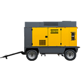 Винтовой компрессор ATLAS COPCO XRVS 960 E (на шасси)