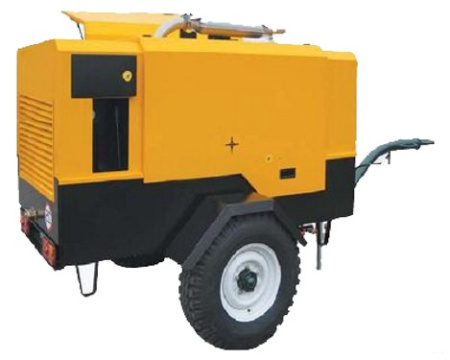 Компрессор винтовой "REMEZA" ДК-10/10 (на шасси)