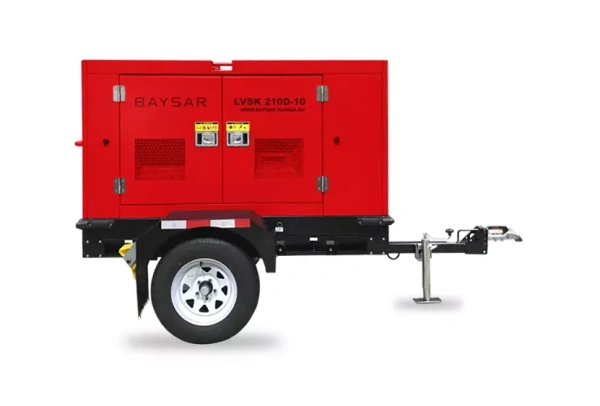 Передвижной компрессор Baysar LVSK 210D-10